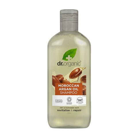 Dr Organic მაროკოული არგანის ზეთის შამპუნი, 265 მლ