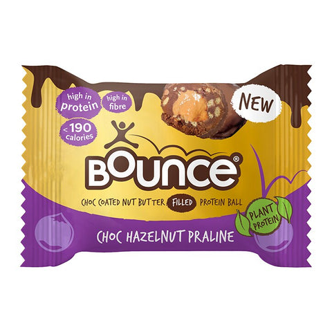 Bounce შოკოლადის და თხილის პროტეინის ხემსი, 40 გრ