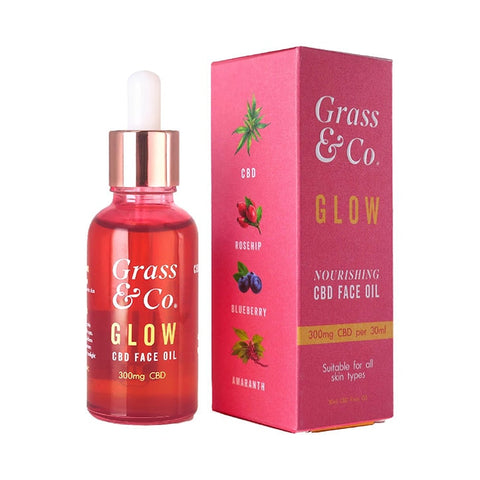 Grass & Co. 300მგ CBD-ის ზეთის სახის მკვებავი, 30მლ