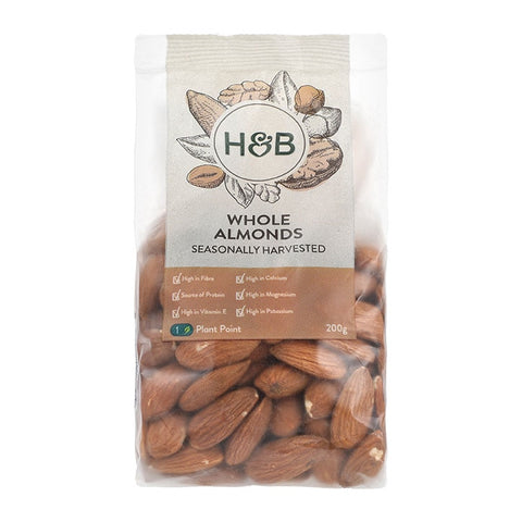 Holland & Barrett ნატურალური ნუში, 200 გრ