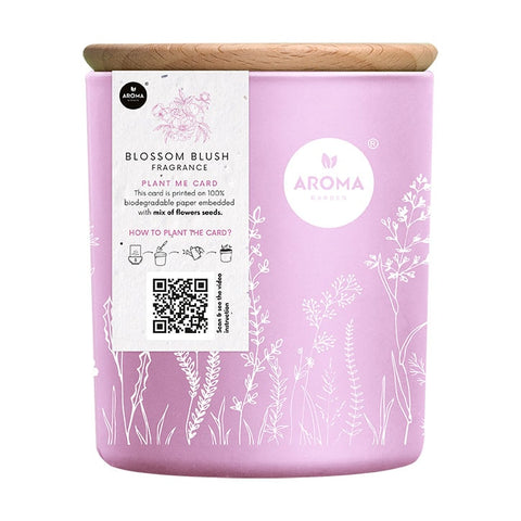 Aroma Garden Plant Me სანთელი ,, მოყვავილე რუჟი