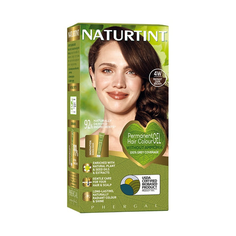 Naturtint თმის საღებავი გელი 4W მუქი ყავისფერი