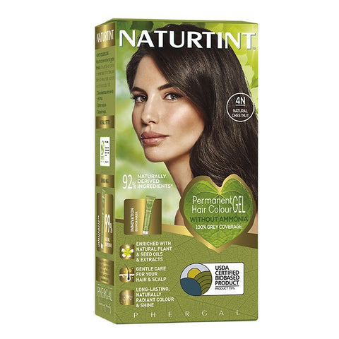 Naturtint თმის ფერი 4N ბუნებრივი წაბლისფერი