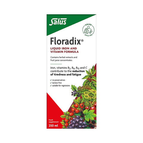 Floradix თხევადი რკინის ფორმულა, 250 მლ