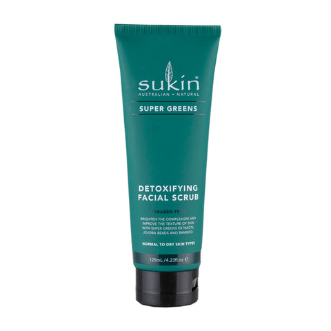 Sukin Super Greens სახის სკრაბი  125 მლ