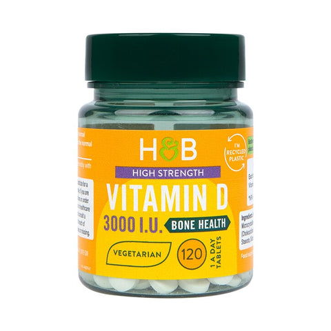 Holland & Barrett ვიტამინი D3 75 მკგ, 120 ტაბლეტი