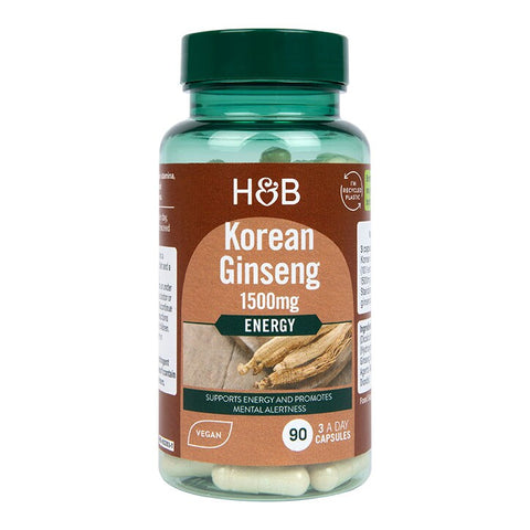 Holland & Barrett კორეული ჟენშენი 1500 მგ, 90 კაფსულა