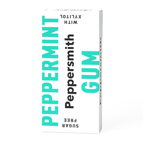 Peppersmith უშაქრო საღეჭი რეზინა პიტნის არომატით, 15 გრ