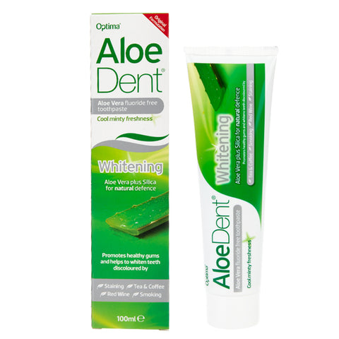 Aloe Dent ალოე ვერას მათეთრებელი კბილის პასტა, 100 მლ