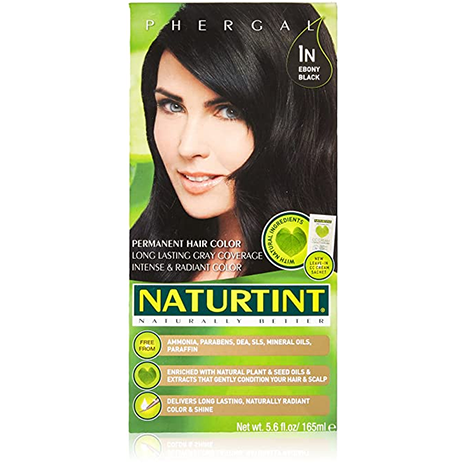 Naturtint თმის საღებავი 1N ებონიტისფერი შავი