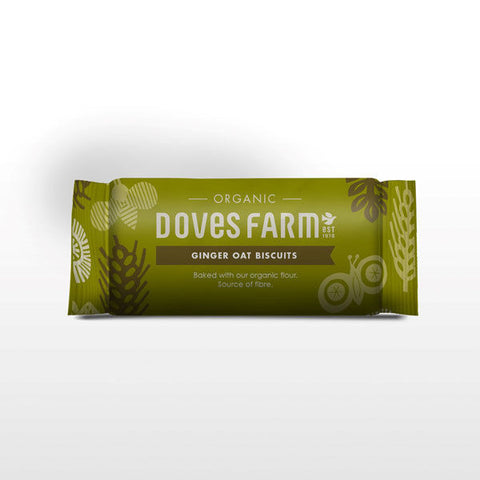 Doves Farm შვრიის ორცხობილა ჯინჯერით, 200 გრ